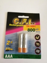 باتری نیم قلمی سایز AAA قابل شارژ  - C.F.L