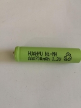 باتری نیم قلمی سایز AAA قابل شارژ - HUANYU
